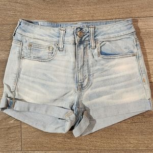 American Eagle / Stretch light denim shorts